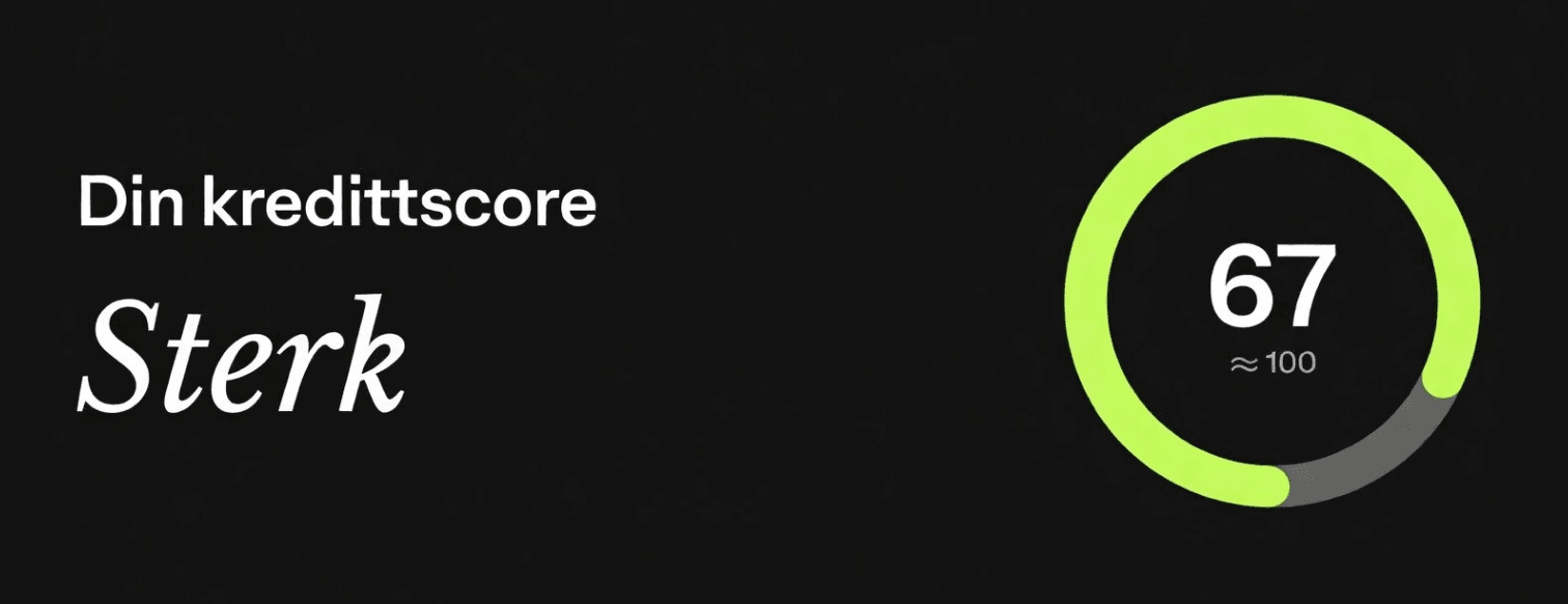 Sjekk din kredittscore slik bankene vurderer deg