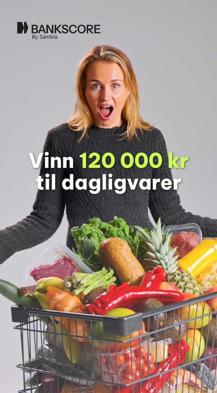 Vinn 120 000 kr i dagligvarer - 3 vinnere trekkes